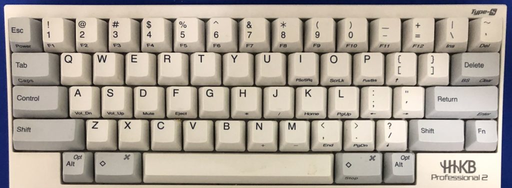 元々使っていた『HHKB Professional2 Type-S』