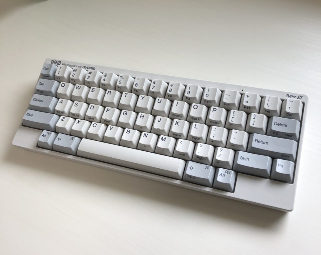 現在愛用している『HHKB Professional HYBRID Type-S』